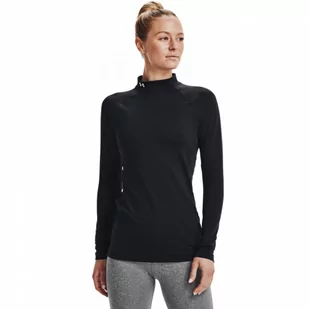 Damski longsleeve treningowy Under Armour UA CG Authentics Mockneck - czarny - UNDER ARMOUR - Koszulki sportowe damskie - miniaturka - grafika 1