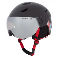 Kaski narciarskie - McKinley, Kask narciarski, Pulse Jr S2 Visor HS-016 409106, czarny, rozmiar S - miniaturka - grafika 1