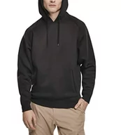 Bluzy męskie - Urban Classics Raglan Zip Pocket Hoody męska bluza z kapturem, czarny (Black 00007), M - miniaturka - grafika 1