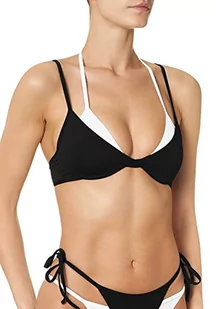 goldenpoint Bikini damski kostium kąpielowy biustonosz z fiszbinami, podwójna warstwa, czarny, 80B - Stroje kąpielowe - miniaturka - grafika 1