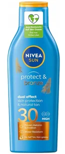 Nivea Sun Protect&Bronze Balsam aktywujący naturalną opaleniznę SPF30 - Bronzery i konturowanie twarzy - miniaturka - grafika 1