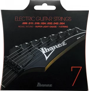 Ibanez ICL s6ht gitara koncertowa komplet strun (Plated Wound, 0285  044, Hard Tension) Clear IEGS7 - Struny gitarowe  - miniaturka - grafika 1