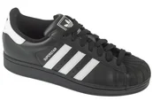 Moda i Uroda OUTLET - adidas Superstar II JI0079, Unisex, buty sneakers, Czarne - miniaturka - grafika 1