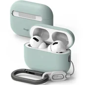 Akcesoria do słuchawek - RINGKE SILICONE APPLE AIRPODS PRO 1 / 2 SEAFOAM - miniaturka - grafika 1