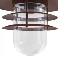 Lampy ogrodowe - Kinkiet zewnętrzny Lindby Meliora, rdzawy brąz, IP44 - miniaturka - grafika 1