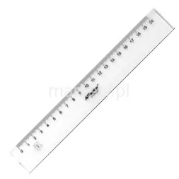 LENIAR LINIJKA 20cm plastik 20501 LN1000 - Linijki, ekierki - miniaturka - grafika 1