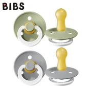 Smoczki uspokajające - BIBS 2 - Pack Sage Night & Cloud Night m Smoczek Uspokajający Kauczuk Hevea - miniaturka - grafika 1
