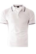 Koszulki męskie - koszulka polo YP206 - biała - Risardi - miniaturka - grafika 1