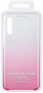 Samsung Etui Gradation Cover do Samsung Galaxy A50 EF-AA505CPEGWW Różowy - Etui i futerały do telefonów - miniaturka - grafika 1