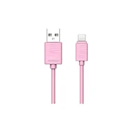 Kable USB - Kabel USB Joyroom USB-A - USB-C 1 m Różowy - miniaturka - grafika 1