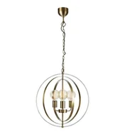 Lampy sufitowe - Markslojd Lampa wisząca Orbit 107941 mosiężna oprawa sufitowa w klasycznym stylu 107941 - miniaturka - grafika 1