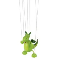 Goki Smok marionetka drewniana 42 cm Gollnest & Kiesel GmbH & Co KG - Figurki dla dzieci - miniaturka - grafika 1