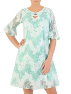 Sukienki - Sukienka z koronki, miętowa kreacja na wiosnę 33152 - ModBiS - miniaturka - grafika 1