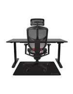 Fotele gamingowe - Zestaw gamingowy Ultra: Fotel Enjoy 2 Ultra + Biurko regulowane Alto 102 Black + mata pod fotel - miniaturka - grafika 1