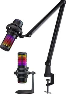 Mikrofon PREYON Osprey Scream RGB POS43B - Mikrofony komputerowe - miniaturka - grafika 1