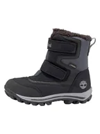 Botki damskie - Timberland Botki zimowe "Chillberg 2-Strap GTX" w kolorze antracytowym - miniaturka - grafika 1