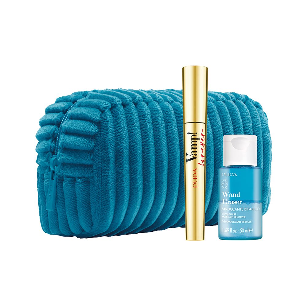 Pupa Vamp! Zestaw: Forever Tusz do rzęs + Wand Eraser Płyn do demakijażu