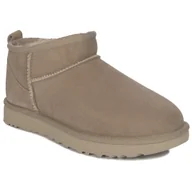 Botki damskie - UGG Botki śniegowce damskie Classic Ultra Mini SAN Sand-38 - miniaturka - grafika 1