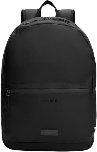 Tommy Hilfiger Plecak męski TH TPU DOME AM0AM13579 plecak, czarny (czarny), OS, czarny (czarny), rozmiar uniwersalny