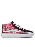 Buty dla chłopców - Vans Tenisówki Sk8-Mid Reissue VN000BVPBRR1 Czarny - miniaturka - grafika 1