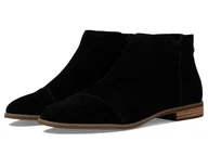 Botki damskie - TOMS Damskie botki Rylie, czarny zamsz, 37 EU, Czarny zamsz, 36.5 EU - miniaturka - grafika 1