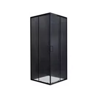 Kabiny prysznicowe - MEXEN RIO 90x90 BLACK 860-090-090-70-00 - miniaturka - grafika 1