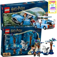 Klocki - LEGO HARRY POTTER ZESTAW - LATAJĄCY FORD ANGLIA + ZAKAZANY LAS MAGICZNE STWORZENIA + EBOOK - miniaturka - grafika 1