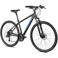 Rowery - Rower crossowy INDIANA X-Cross 3.0 M17 męski Czarno-niebieski - miniaturka - grafika 1