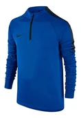 Bluzy damskie - Bluza Nike Junior Drill Top 807245-453 Xs (122-128cm) - miniaturka - grafika 1