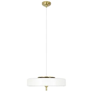Lampa wisząca ARTE biało-złota - aluminium, metal MD21409-3B-350.WHITE - Lampy sufitowe - miniaturka - grafika 1