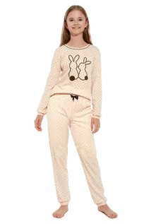 Piżamy dla dziewczynek - Cornette Rabbits 961/151 piżama dziewczęca - grafika 1
