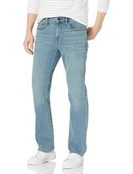 Amazon Essentials Męskie jeansy Bootcut Stretch Straight Fashion,  Jasnoniebieskie Vintage, 32W / 30L - Ceny i opinie na Skapiec.pl