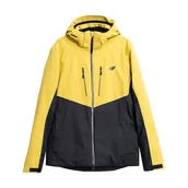 Kurtki narciarskie - Kurtka narciarska męska 4F M284 yellow XL - miniaturka - grafika 1