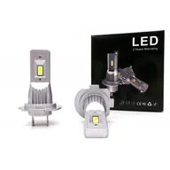 Żarówki samochodowe - Żarówki Led H7 9V-32V Canbus Csp Krótka 2Szt Mocne 2X4000Lm Nowość Motoledy - miniaturka - grafika 1