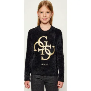 Guess Sweter Regular Fit - Swetry dla dziewczynek - miniaturka - grafika 1
