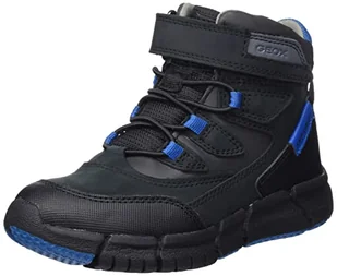Geox J Flexyper Boy B ABX botki, czarny benzynowy, 11 UK dziecko - Botki damskie - miniaturka - grafika 1
