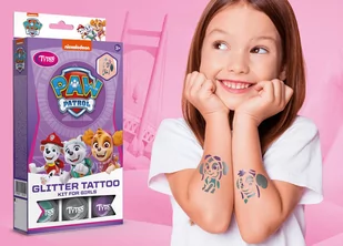 Tatuaże brokatowe Psi Patrol dla dziewczynek - Akcesoria do gier planszowych - miniaturka - grafika 1