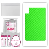 Akcesoria do tabletów i e-booków - Folia naklejka skórka strukturalna na TYŁ do TCL Tab 10L Gen 3 - Carbon Zielony - apgo SKINS - miniaturka - grafika 1