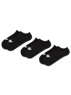 Adidas Zestaw 3 par niskich skarpet unisex Trefoil Liner S20274 Czarny - Skarpetki damskie - miniaturka - grafika 1