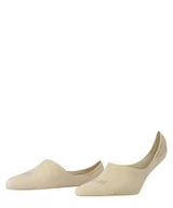 Skarpetki damskie - FALKE Kobiety Stopki Step High Cut W IN Zrównoważona Bawełna niewidoczne jednokolorowe 1 Para, Beżowy (Cream 4011), 37-38 - miniaturka - grafika 1