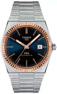 Zegarek Zegarek Tissot T931.407.41.041.00 PRX POWERMATIC 80 18K GOLD BEZEL - Zegarki męskie - miniaturka - grafika 1