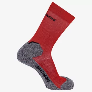 Skarpety turystyczne do wędrówek Salomon Speedcross Crew - Odzież trekkingowa damska - miniaturka - grafika 1
