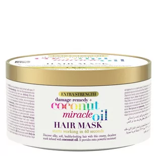 OGX Coconut Miracle - Maska do włosów z olejkiem kokosowym 385 ml - Olejki do ciała i włosów - miniaturka - grafika 1