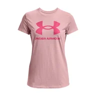 Koszulki i topy damskie - Damska Koszulka z krótkim rękawem UNDER ARMOUR UA SPORTSTYLE LOGO SS 1356305-647 – Różowy - miniaturka - grafika 1