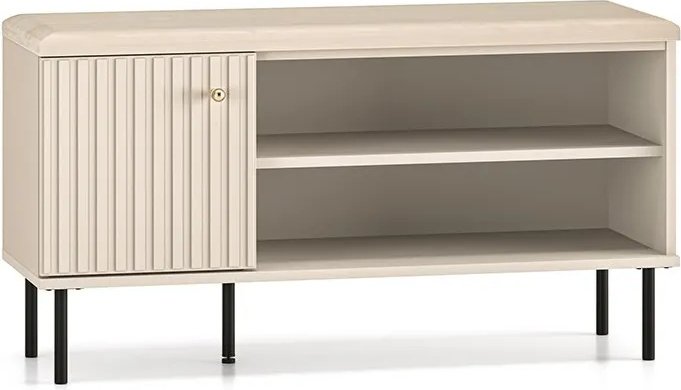 Szafka na buty z siedziskiem ELLEN 1D kaszmir