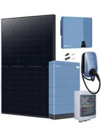 Panele fotowoltaiczne - Solplanet Zestaw  fotowoltaiczny z magazynem energii 8kW (Panel PV 500W JA Solar Całościowo carna, Falownik hybrydowy trójfazowy 8kW, Magazyn energii - miniaturka - grafika 1