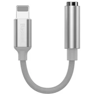 Złącza, przejściówki, adaptery - Baseus L3.5 Lightning do mini jack 3,5mm DAC srebrny CALL3-02 - miniaturka - grafika 1