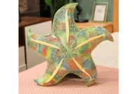 Maskotki i pluszaki - Maskotka Pluszowa Rozgwiazda Zielona Poduszka 45 cm - miniaturka - grafika 1