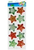 Naklejki Gwiazdki 10 szt. puffy Boże Narodzenie CRAFT WITH FUN 521659 - Podręczniki dla szkół podstawowych - miniaturka - grafika 1