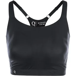 Biustonosz damski Endurance  Angelia High Support Bra Black 100F - Bielizna sportowa damska - miniaturka - grafika 1